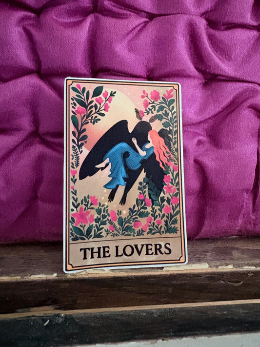 Mothman Tarot Sticker Collection| Set of 3 | Lovers/Moon/Death