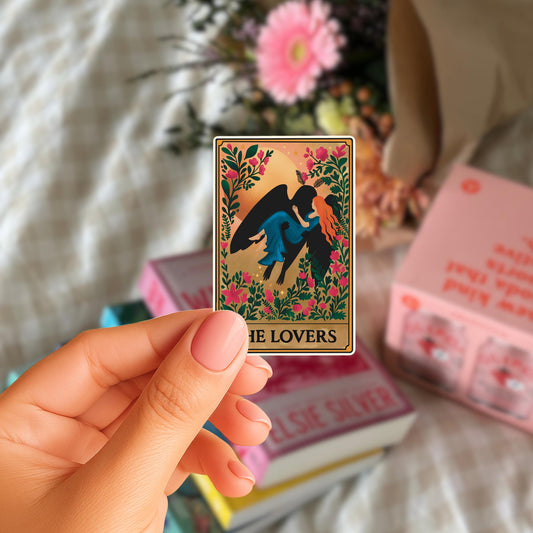 Mothman Tarot - The Lovers Print | Cryptids