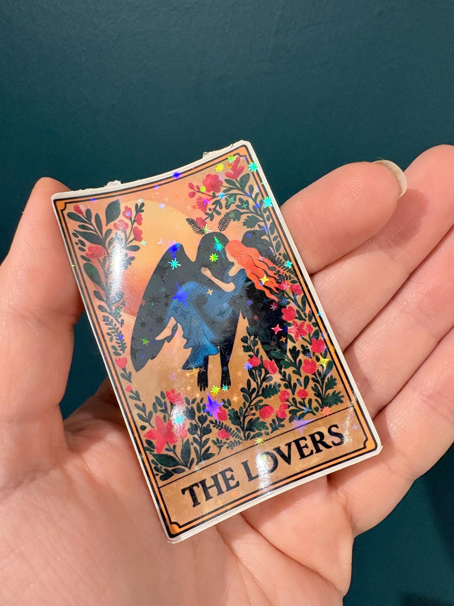 Mothman Tarot Sticker Collection| Set of 3 | Lovers/Moon/Death