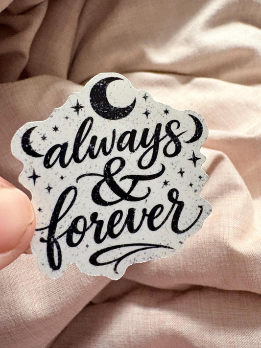 Always & Forever Sticker | Witchy Gothic Romance, Grunge