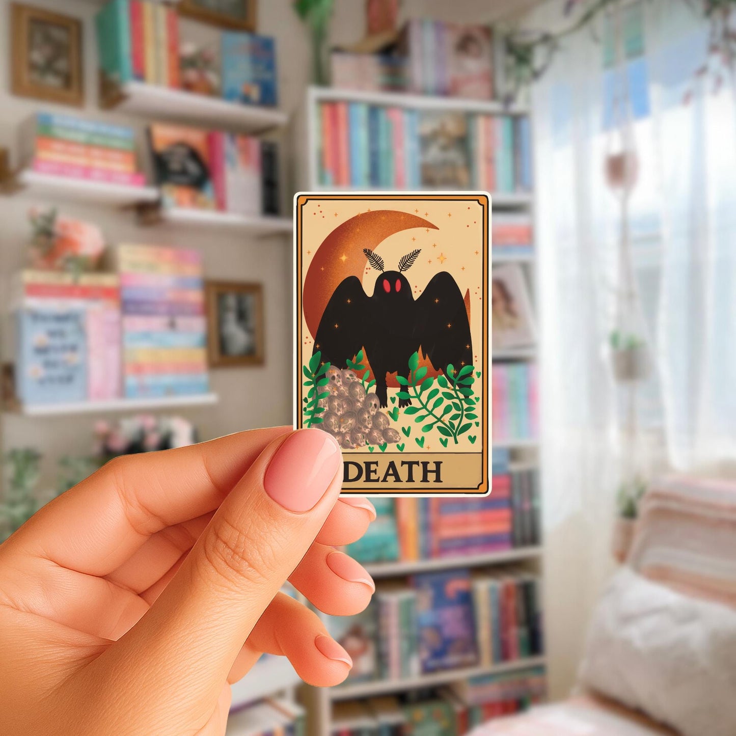 Mothman Tarot - Death Print | Cryptids
