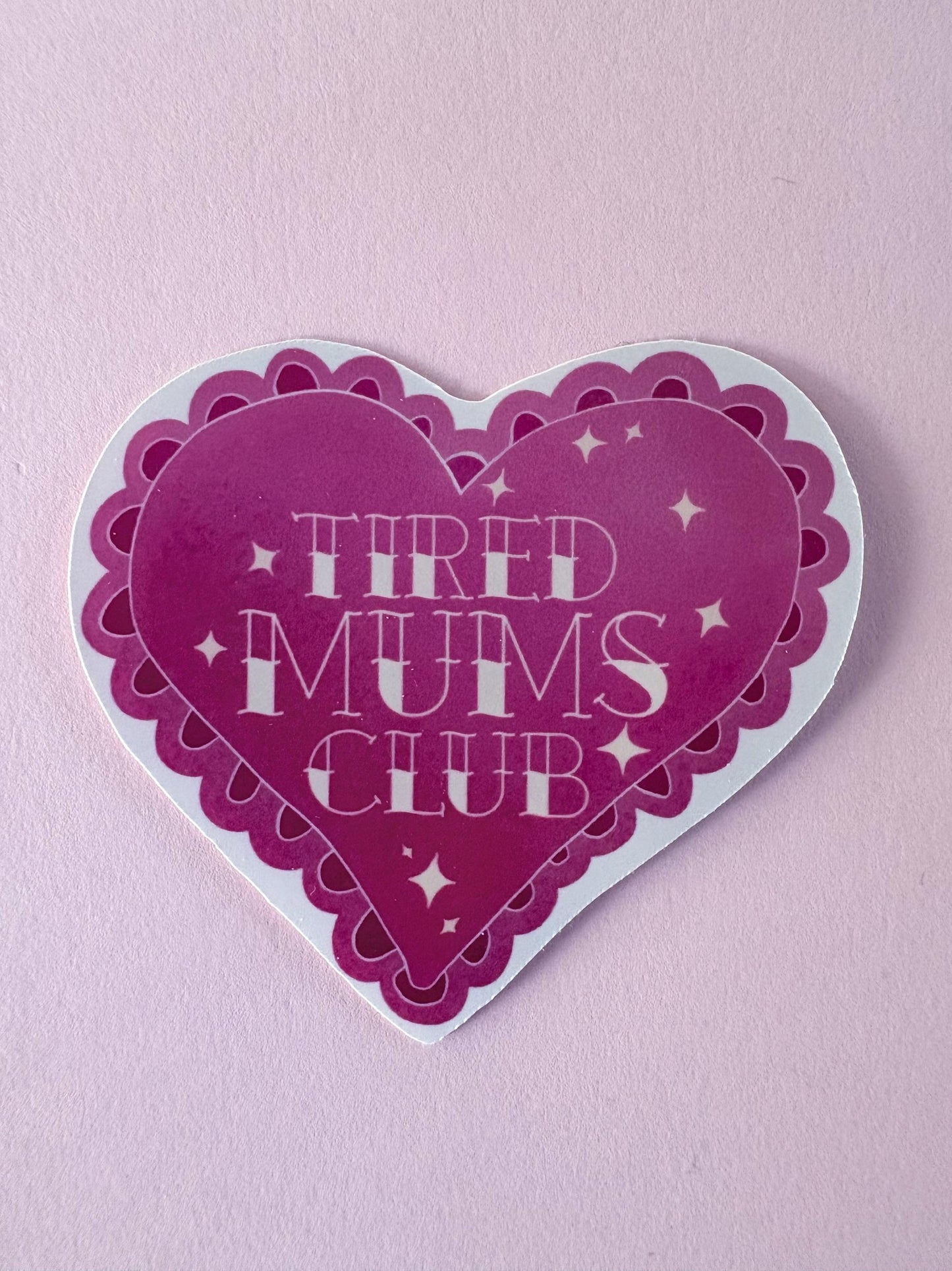 Tired Mums Club Stickers | Mother's Day, Birthday Gift Set