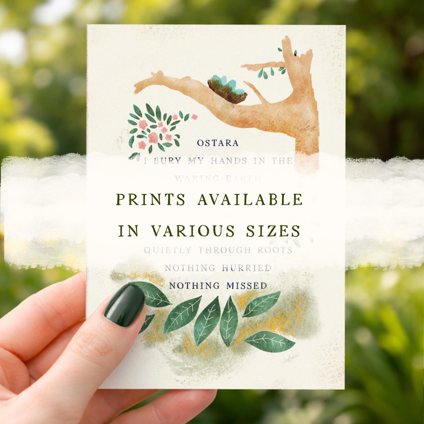 Imbolc, Ostara & Beltane Blessing Bundle – Folk Art Prints (Various Sizes) | Witchy Seasonal Altar Decor