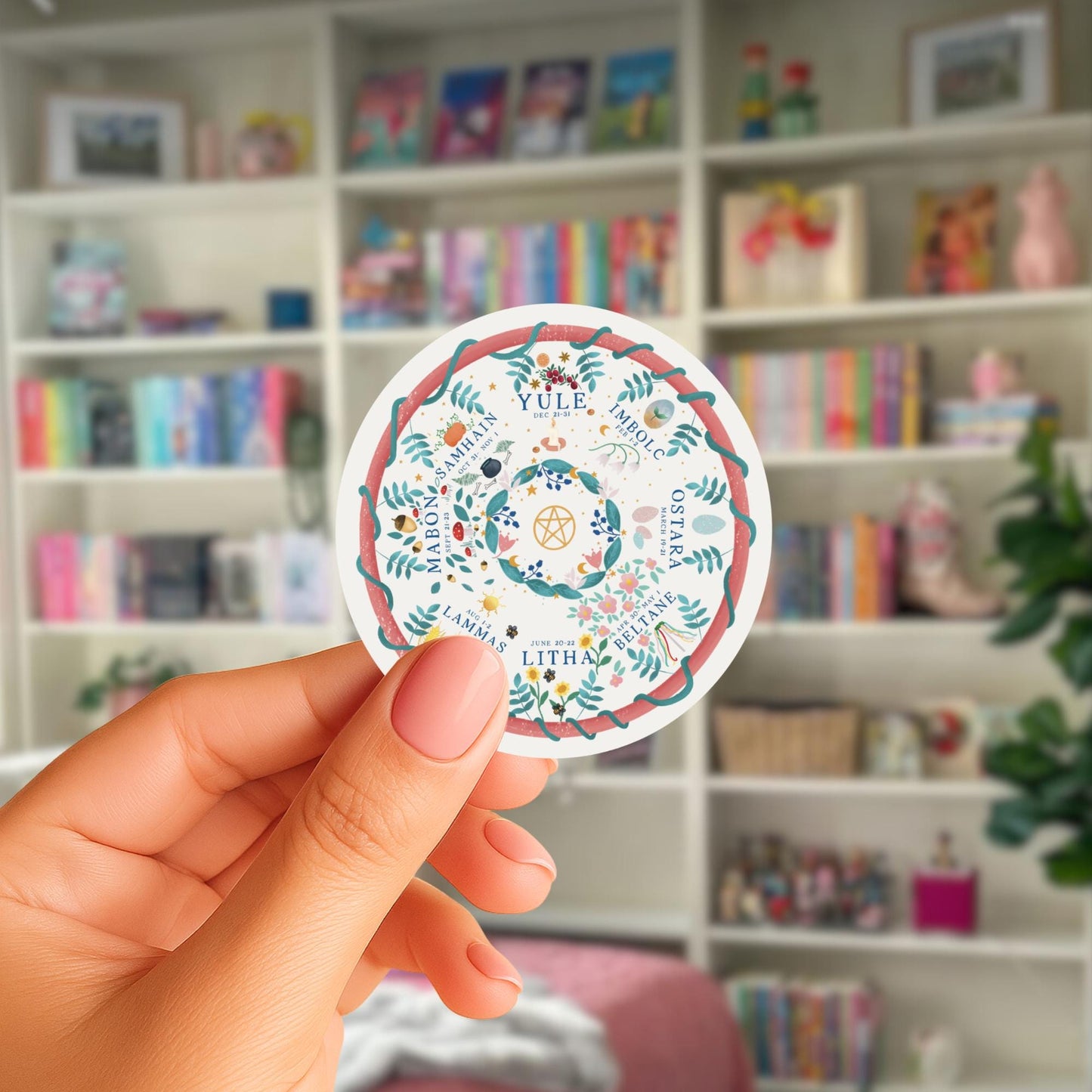 Wheel of the Year Sticker | Pagan Sabbats
