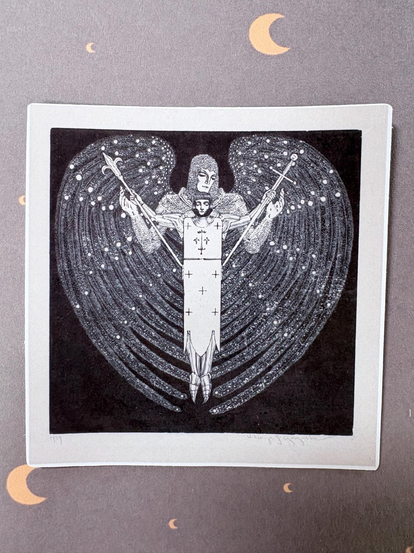 Vintage Joan of Arc Sticker | 1929 Feminist Icon