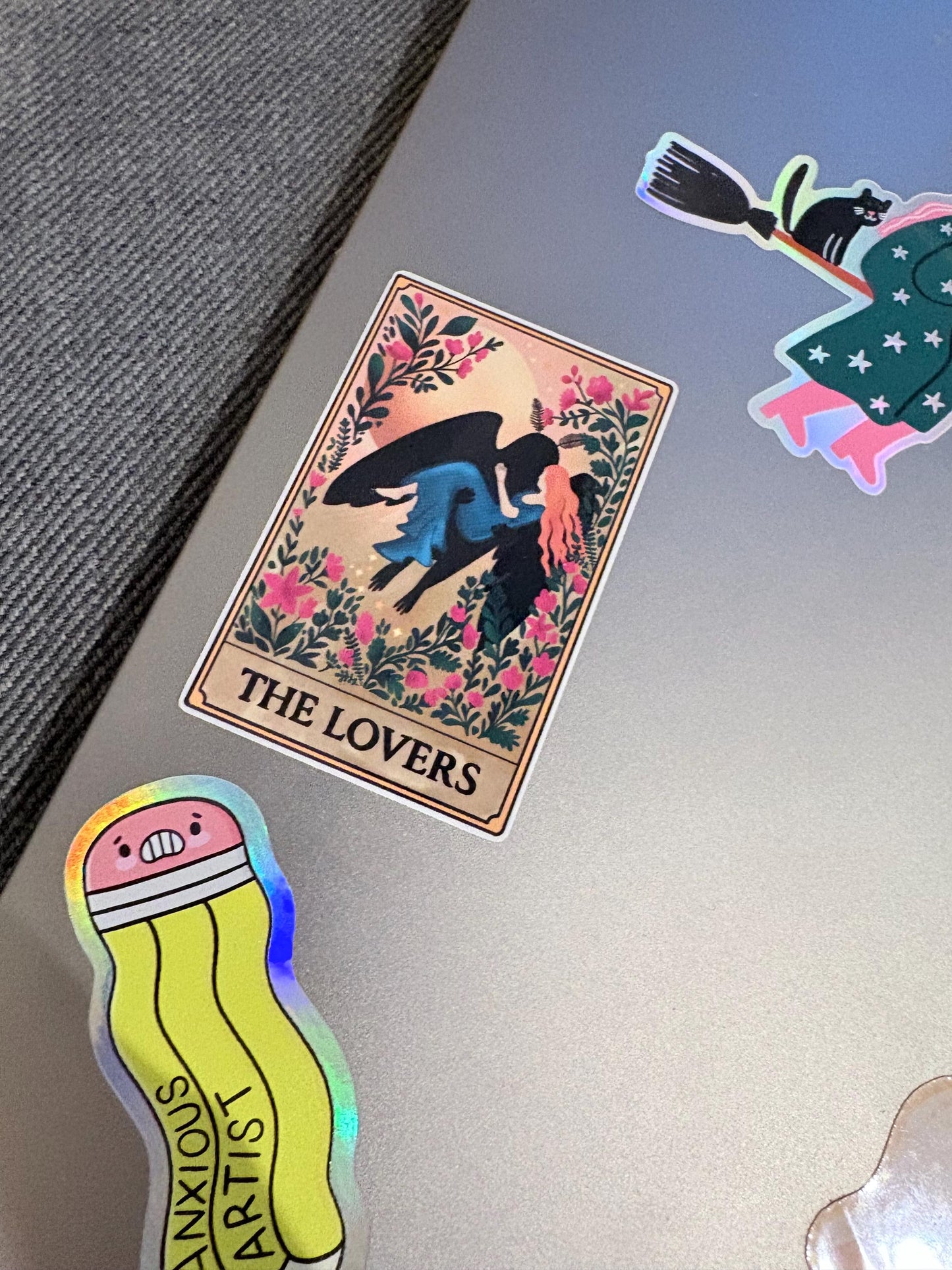 Mothman Tarot - The Lovers Print | Cryptids