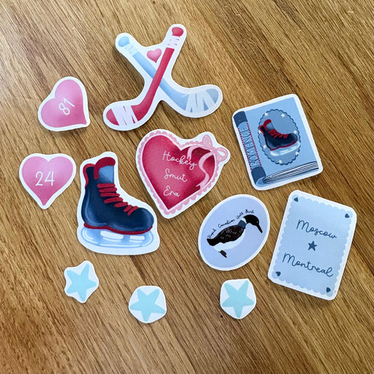 Hockey Romance Kindle Sticker Bundle | Bookish Stickers