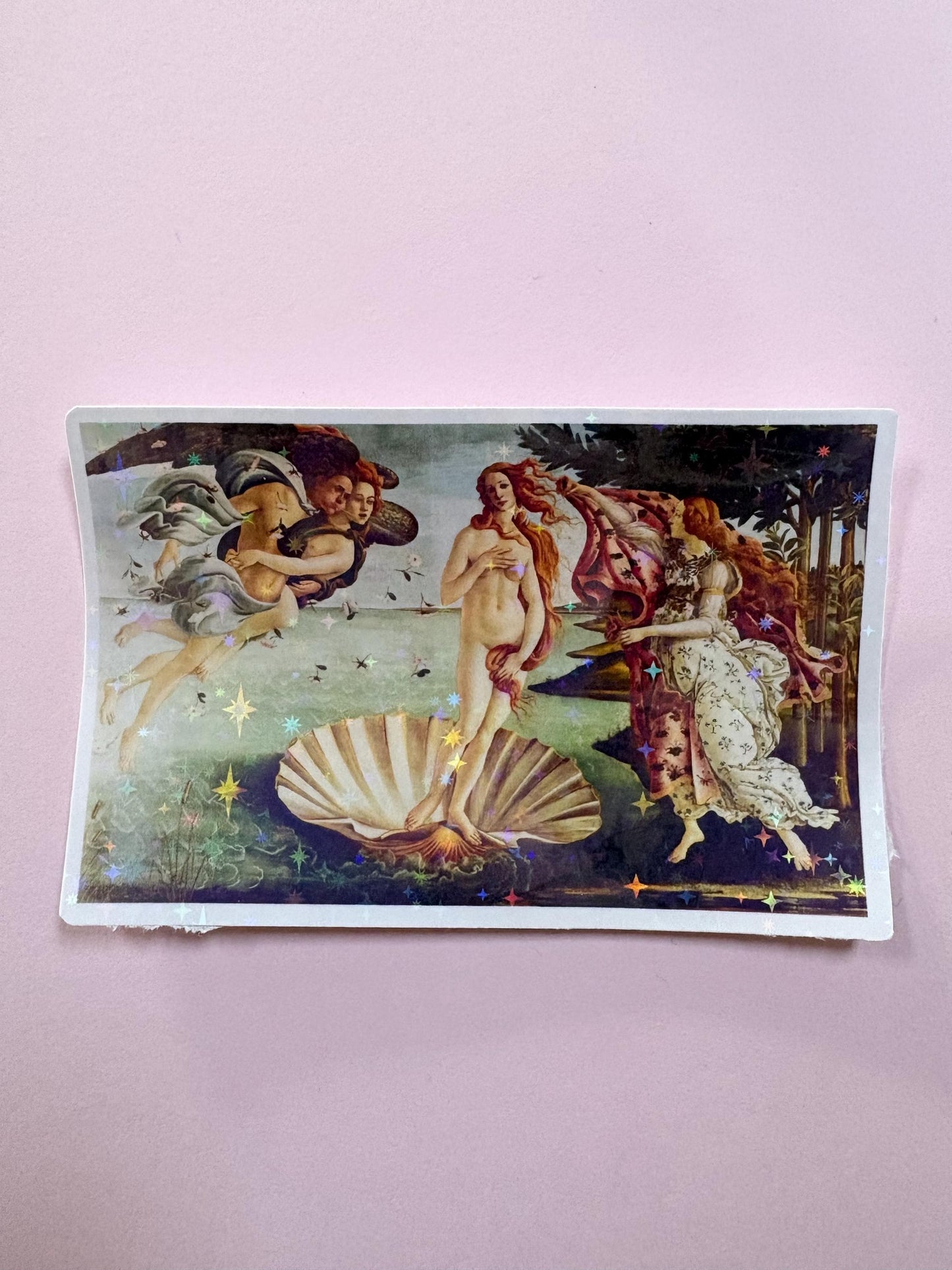 Birth of Venus Sticker | Botticelli Renaissance Mythology Art (Vinyl)