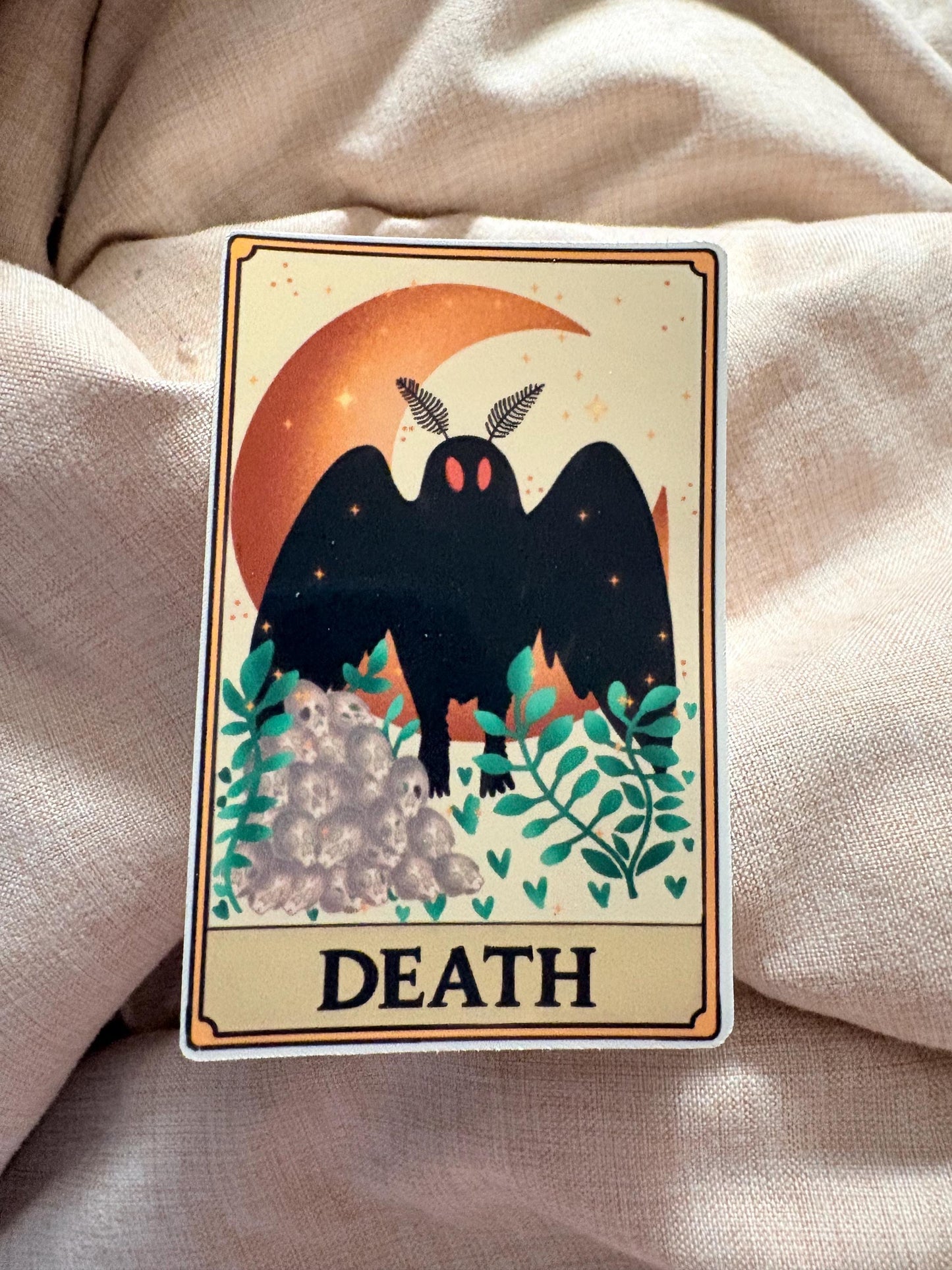 Mothman Tarot - Death Print | Cryptids