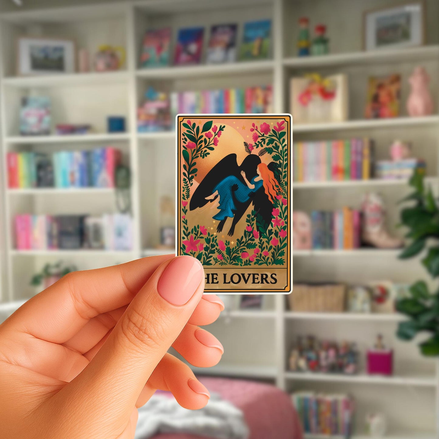 Mothman Tarot - The Lovers Print | Cryptids