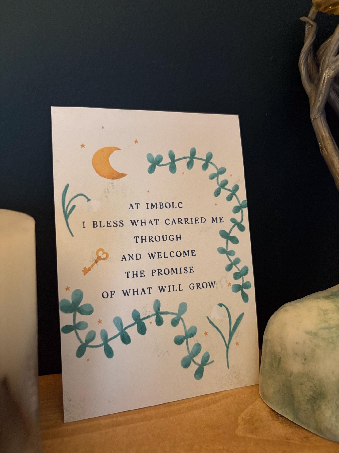 Imbolc, Ostara & Beltane Blessing Bundle – Folk Art Prints (Various Sizes) | Witchy Seasonal Altar Decor