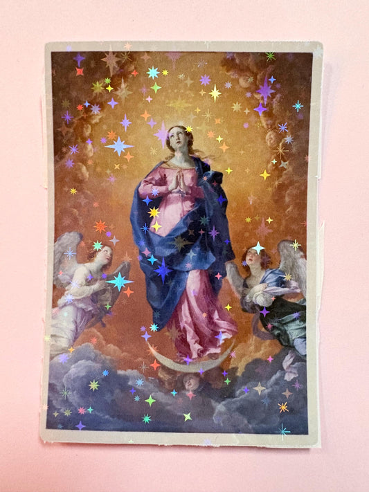 The Immaculate Conception Sticker | Magical Goddess Sticker | Mythological Sticker | Guido Reni